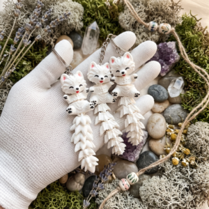 Arsène – Samoyed Articulé | Collection Fluffy Tails