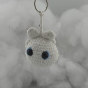 Porte-clés Furie Éclair au Crochet – Amigurumi Kawaii | Accessoire Fait Main