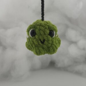 Porte-clés Grenouille au Crochet – Amigurumi Fait Main | Accessoire Kawaii