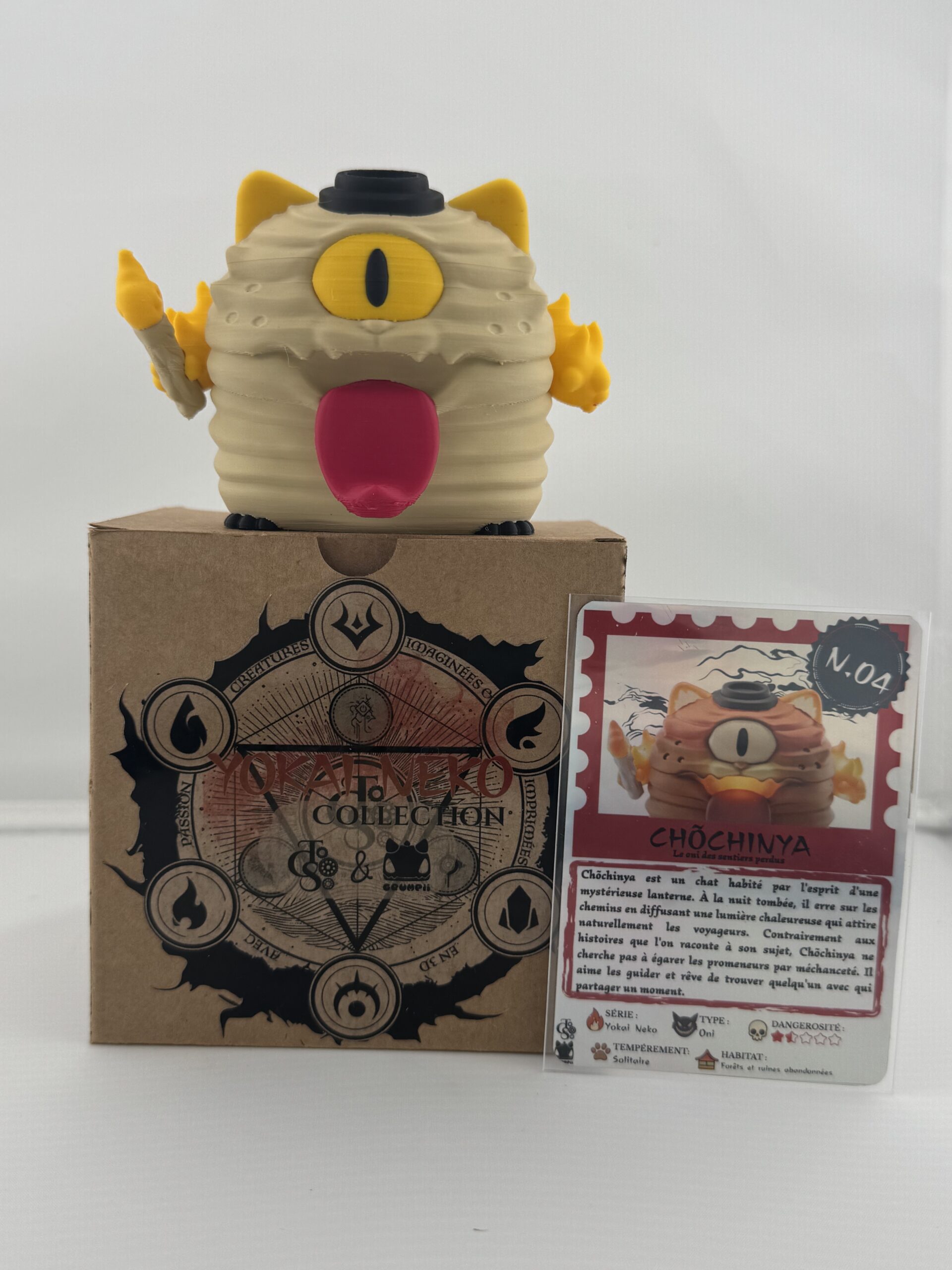Chochinya – Chat Esprit-Lanterne | Série Yokai Neko – Image 2