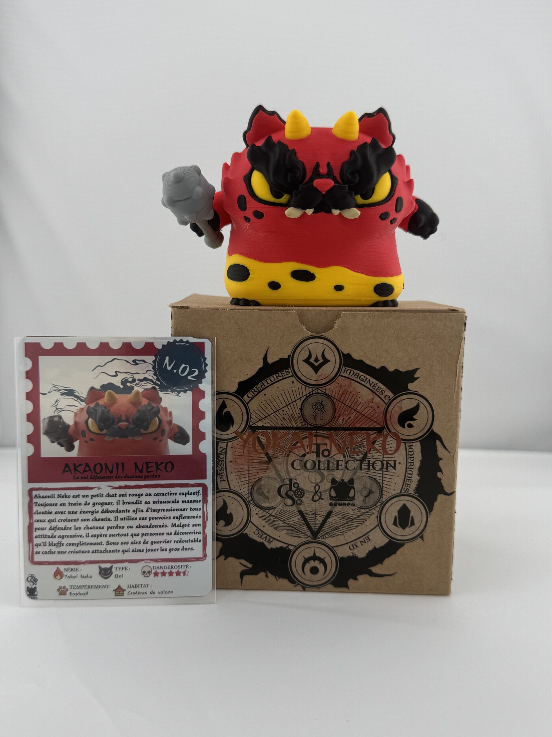 Akaonii Neko – Chat Oni Rouge | Série Yokai Neko – Image 2