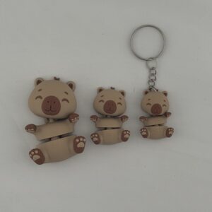 Barbara – Capybara Articulé | Collection Fluffy Tails