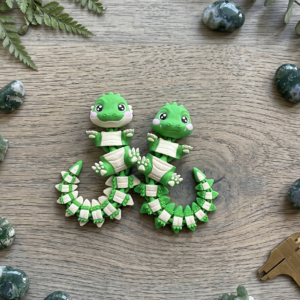Émile – Crocodile Articulé | Collection Fluffy Tails