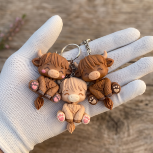 Will – Highland Cow Articulée | Collection Fluffy Tails