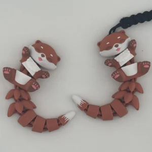Lou – Loutre Articulée | Collection Fluffy Tails