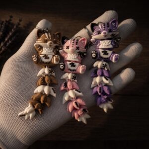 Pat – Chat Articulé Halloween | Collection Fluffy Tails
